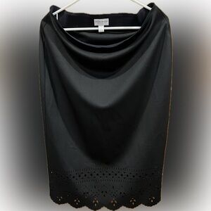 Bisou Bisou Black Pencil Skirt